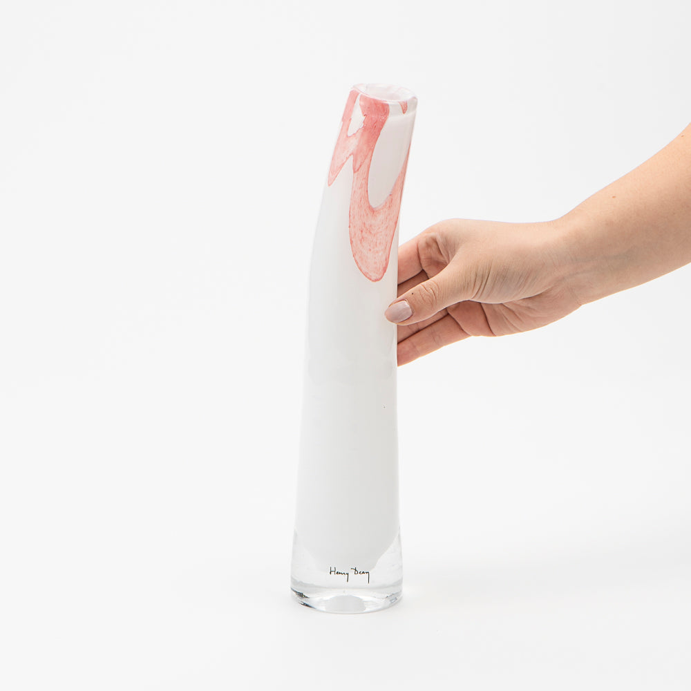 ビングオグレンタール　深紅　赤　花瓶 ビングオグレンタール 深紅 赤 花瓶