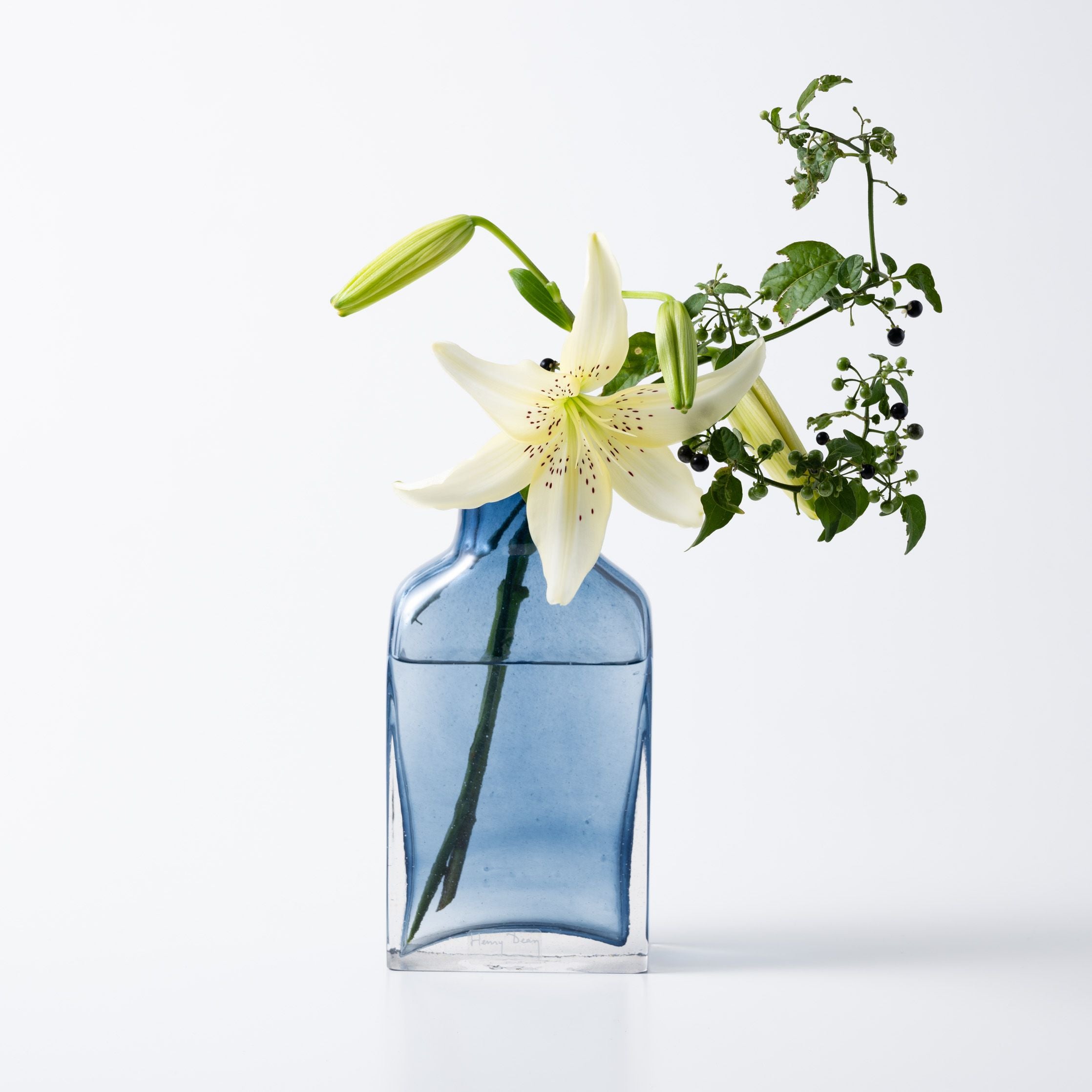 【新品】Henry Dean ガラス作品 Bottle S ダスク